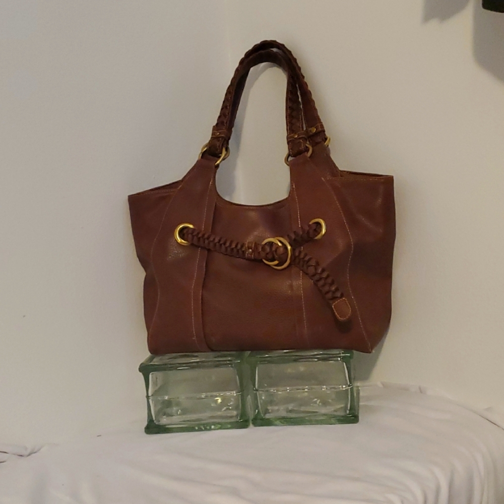 Nine West Faux Leather Large Shoulder Bag